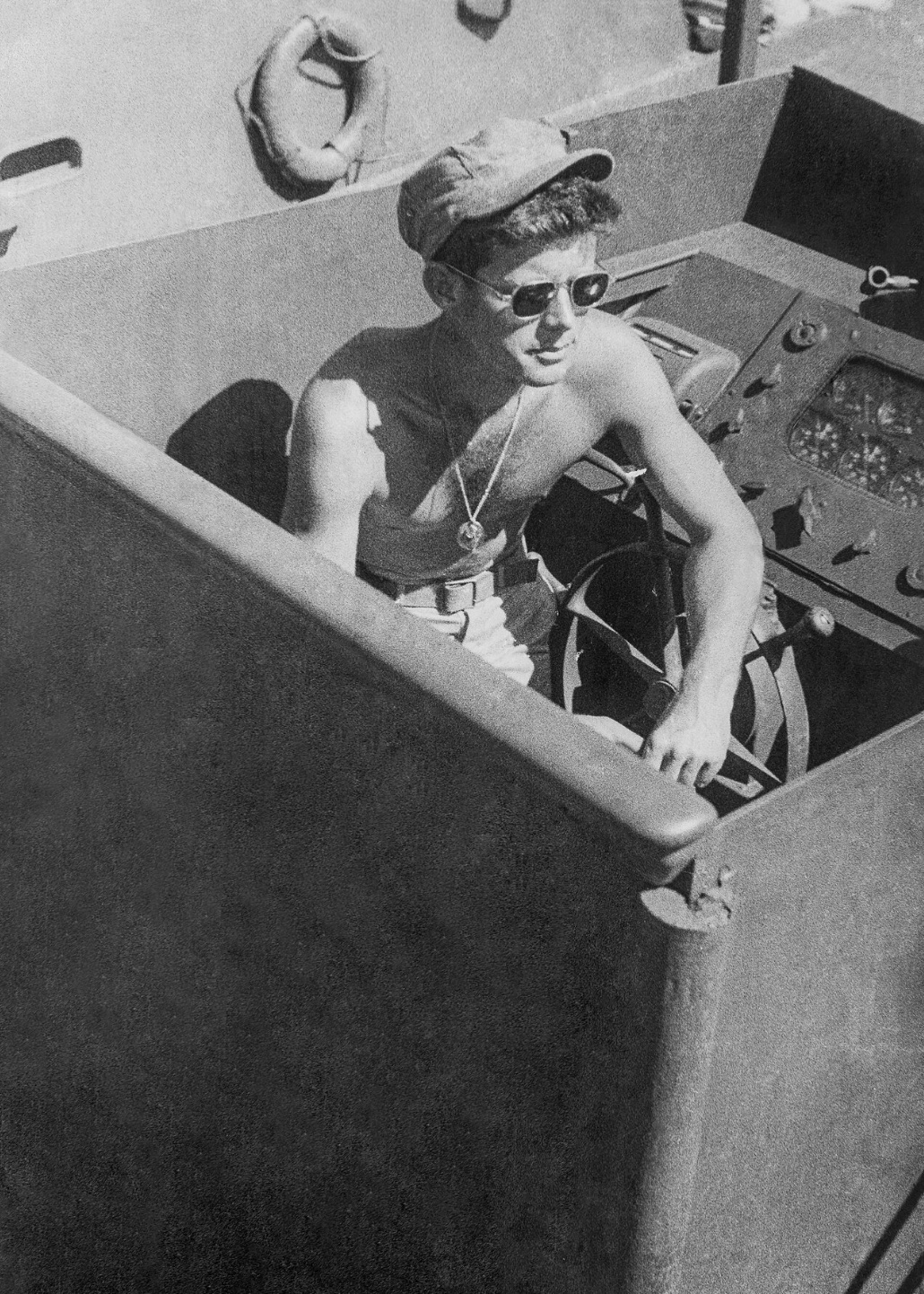 LTJG John F. Kennedy aboard PT-109.